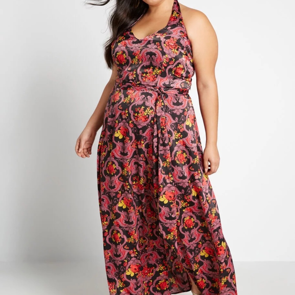 NWT‎ ModCloth Women's We'll Meet Again Halter Dress